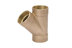 2" Copper Wye, Type DWV, Copper x Copper x Copper