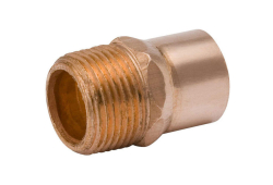 2" Copper Adapter, Copper x Male