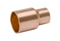 1-1/2" x 3/4" Copper Reducing Coupling, Copper x Copper