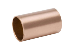 2" Copper Coupling Less Stop, Copper x Copper