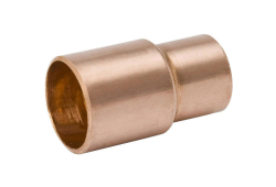 1-1/2" x 3/4" Copper Reducing Coupling, Fitting x Copper