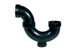 1-1/2" PVC P-Trap, Plastic x Plastic