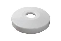 3/8" Plastic Single Escutcheon, White (Installation by Non-Professional may void Viega's LLC limited warranty)