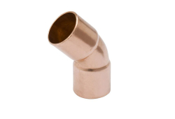 1" Copper 45 Degree Elbow, Copper x Copper
