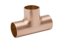 2" Copper Tee, Copper x Copper x Copper