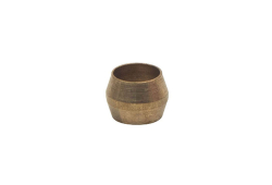 1/4" OD Brass Compression Sleeve, Lead-Free