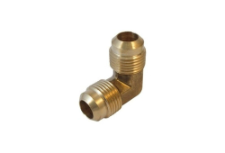 3/8" OD Brass Flared 90 Degree Elbow
