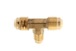 1/2" OD Brass Flared Tee