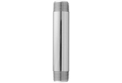 1/2" x 5" Chrome-Plated Brass Nipple, Lead-Free, Threaded