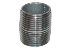1/2" x Close Galvanized Steel Nipple, Threaded