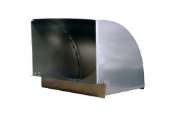 18" x 8" 90 Degree Shortway Trunk Elbow, Vertical