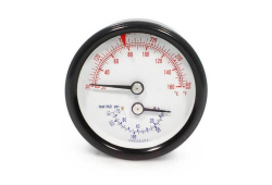 Combination Pressure-Temperature Gauge for use with Boiler Sizes 85-125