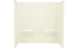 Sterling 71044100-96, 60" x 30" x 60-1/4" Bath/Shower Wall Set, Biscuit, Performa Collection